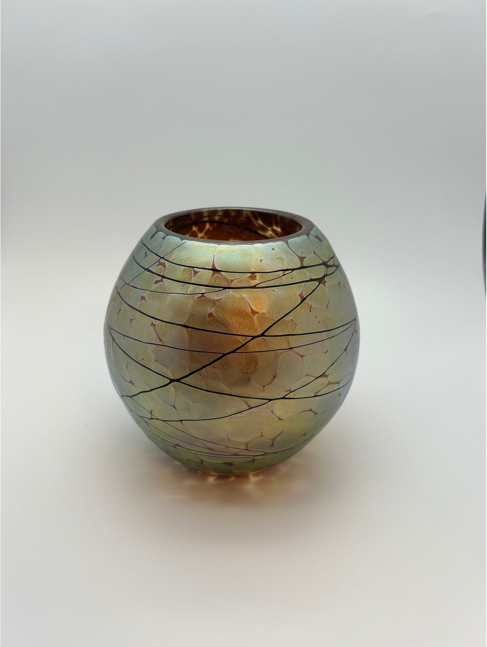 Tim Lazer Iridescent Art Glass